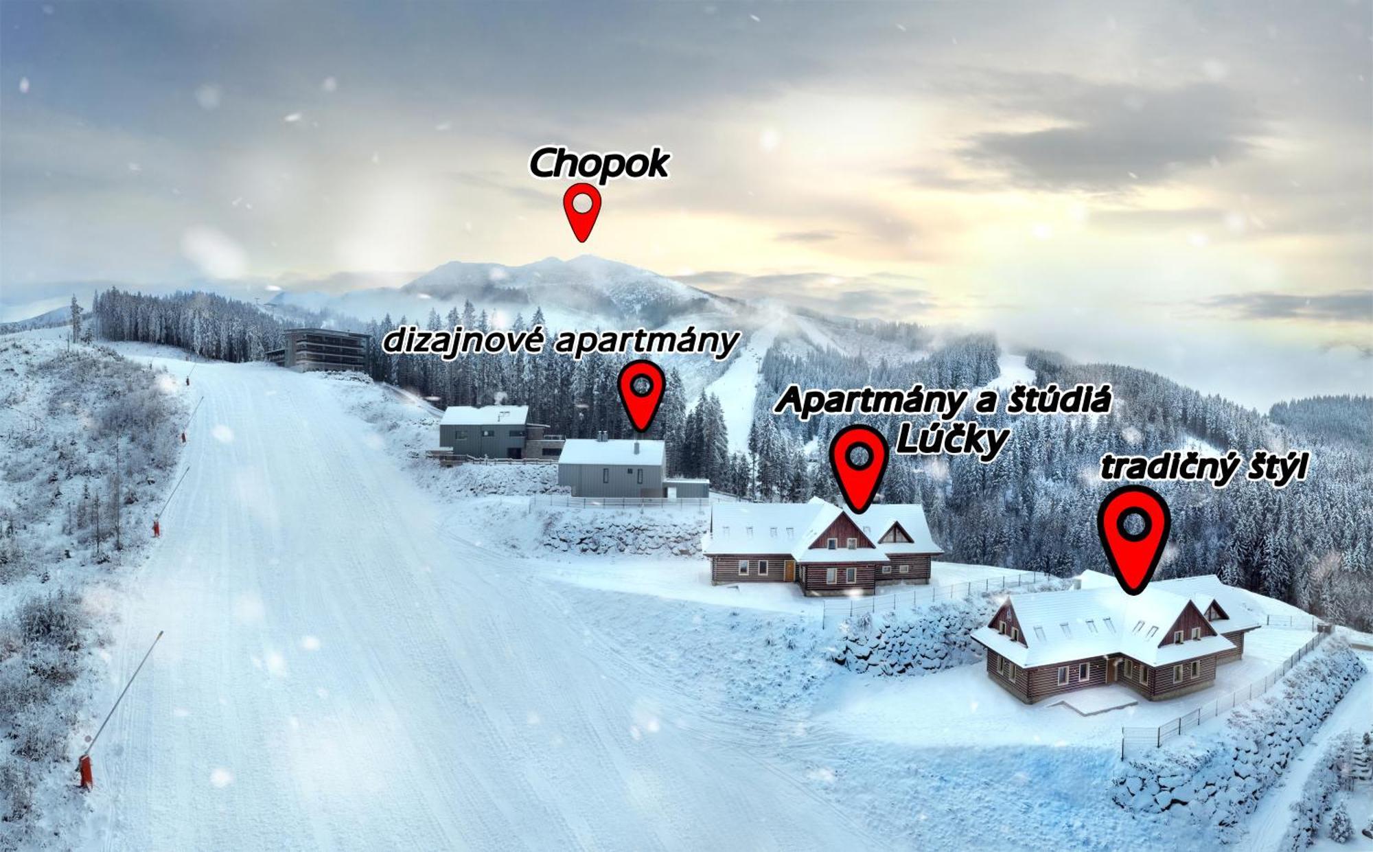 Apartmany A Studia Lucky, Ski-In Ski-Out ,Chopok Jasna, Demaenovska Dolina Екстер'єр фото