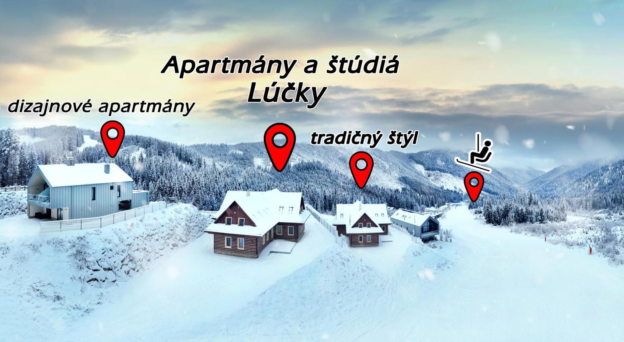 Apartmany A Studia Lucky, Ski-In Ski-Out ,Chopok Jasna, Demaenovska Dolina Екстер'єр фото